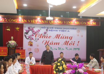 Đồng chí Trần Quốc Tỏ - Ủy viên Trung ương Đảng - Bí thư Tỉnh ủy - Trưởng đoàn Đại biểu Quốc hội Tỉnh đến thăm và chúc tết tập thể cán bộ game bắn cá
