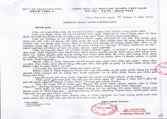 Thông báo mời chào giá: Kế hoạch bơm hút và vận chuyển nước thải, bùn thải bể phốt các tòa nhà game bắn cá
